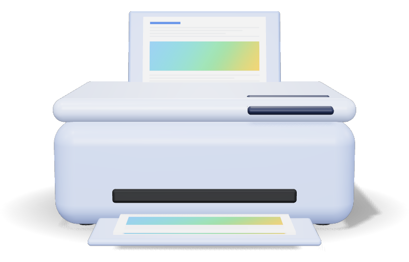 Compact Wireless All-in-One Inkjet Printer, 8.5 ppm, Document Feeder, Duplex