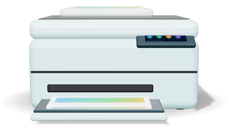 Wireless All-in-One Color Inkjet Printer, 15 ppm, Document Feeder, Duplex
