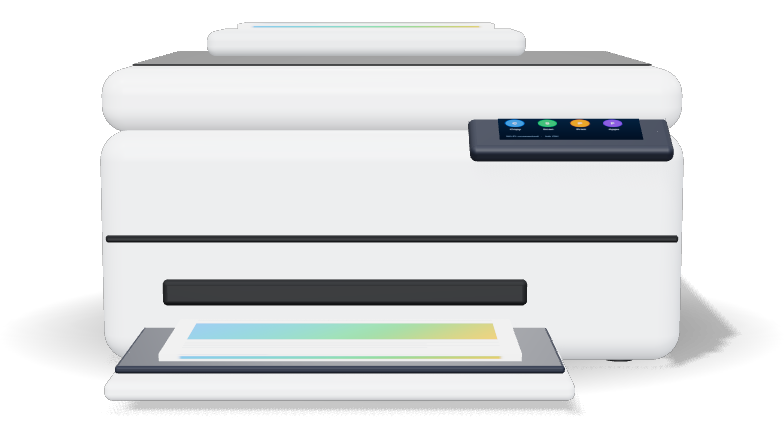 Wireless All-in-One Color Inkjet Printer, 20 ppm, Fax, Document Feeder, Duplex, 225-Sheet Tray