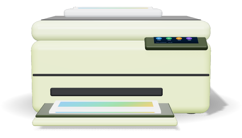 Wireless All-in-One Color Inkjet Printer, 20 ppm, Fax, Document Feeder