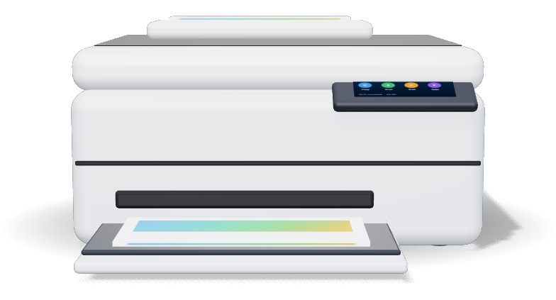 Wireless All-in-One Color Inkjet Printer, 22 ppm, Fax, Document Feeder, Duplex, 250-Sheet Tray