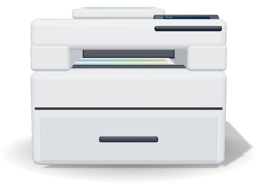 Wireless Color Laser Multifunction Printer, 22 ppm, Fax, Document Feeder