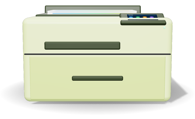 Wireless Color Laser Printer, 25 ppm, Duplex